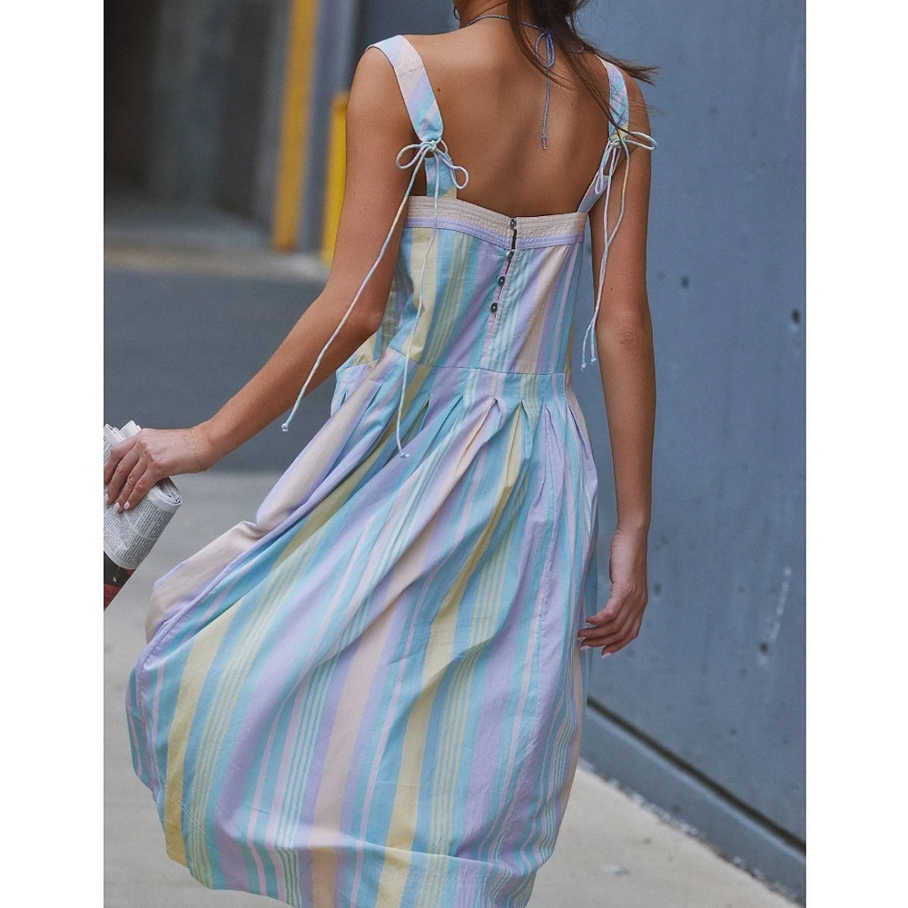 NWT Free Peaple Primavera Midi Dress - Picture 2 of 6